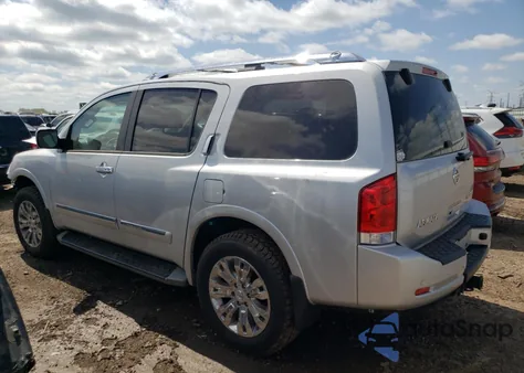 2015 Nissan Armada Sv из США, поврежденный, VIN 5N1AA0NC0FN611321